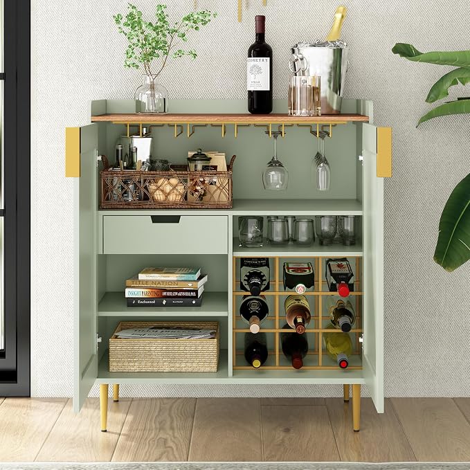 ARTPOWER Coffee Bar Cabinet - Image 3