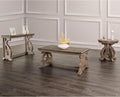 Furniture of America Jinst Traditional Solid Wood 3-Piece Coffee Table Set by FurnitureofAmerica