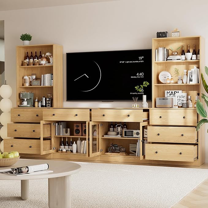 TUSY 71" Large TV Stand Set - Image 3