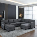 122.8" Large Sectional Couches for Living Room, 6 Seater L Shaped Modular by ZXDesign