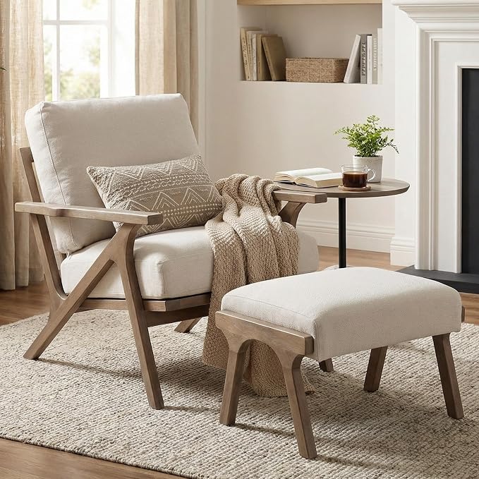 HNY Mid Century Modern Accent Chair by HNY