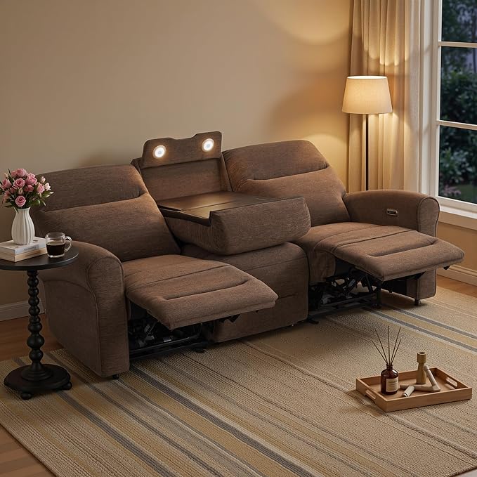 MCombo 87.8" Wall Hugger Power Reclining Sofa - Image 6
