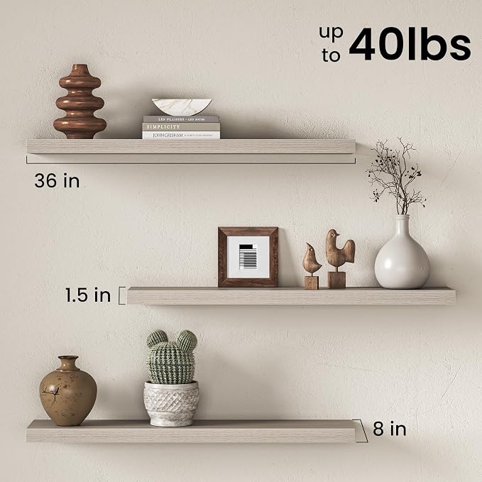 Fun Memories 36Inch Floating Shelves - Image 3