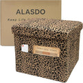 ALASDO Storage Ottoman Footrest Stool Small Ottoman by ALASDO