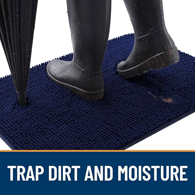 OLANLY Dog Door Mat for Muddy Paws 30x17, Absorbs Moisture and Dirt, Absorbent - Image 2