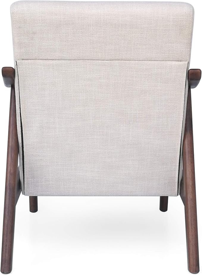 Christopher Knight Home Aurora Mid-Century Modern Accent Chair, Rubberwood - Image 6