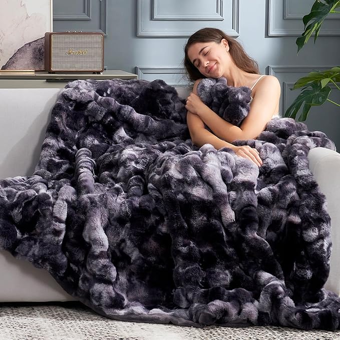 Cozy Bliss Faux Fur Throw Blanket - Image 6