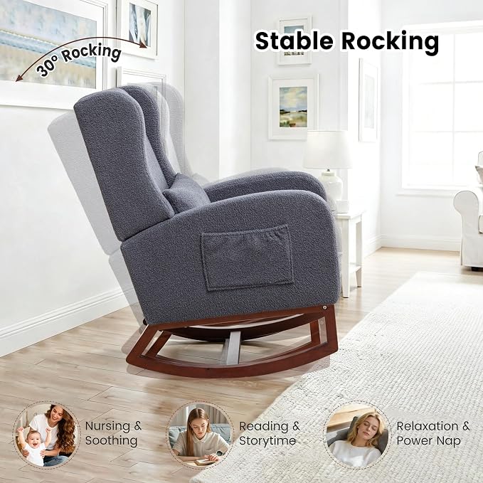 Nursery Rocking Chair, Rocking Chair - Image 4