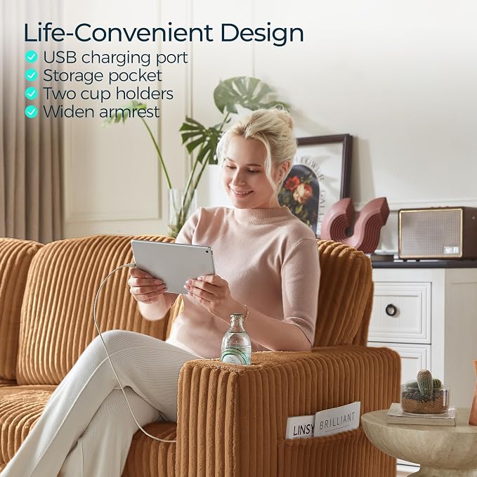 LINSY HOME Sectional Sleeper Sofa - Image 6