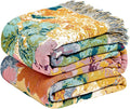 LUTBM Boho Throw Blanket for Bed Cotton Summer Blankets for Bedroom Living Room by LUTBMFindYourFreeSpiritatHome