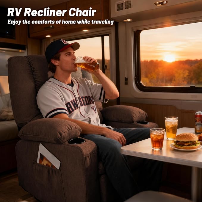 Oversized Swivel Rocker Recliner Chair - Image 6