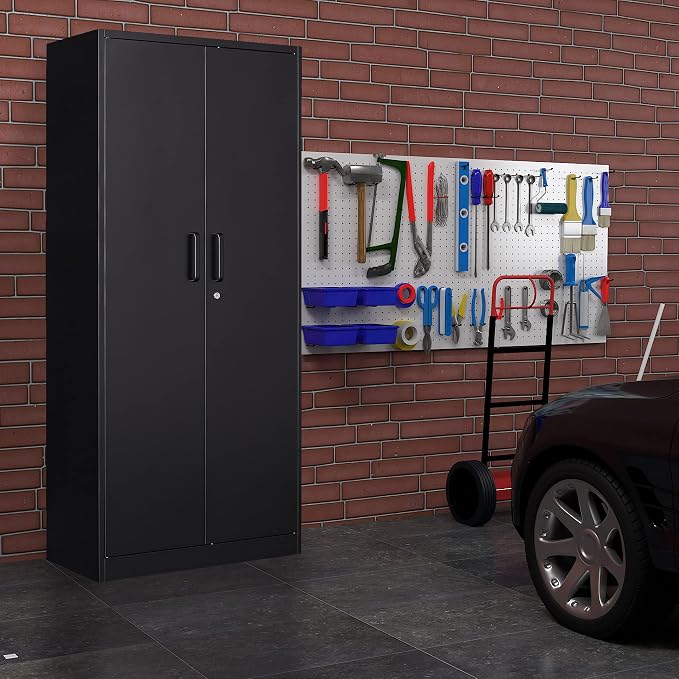 72" Tall Metal Storage Locking Cabinet - Image 2