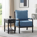 DUHOME Linen Fabric Spindle Accent Chair by DuhomeElegantLifestyle