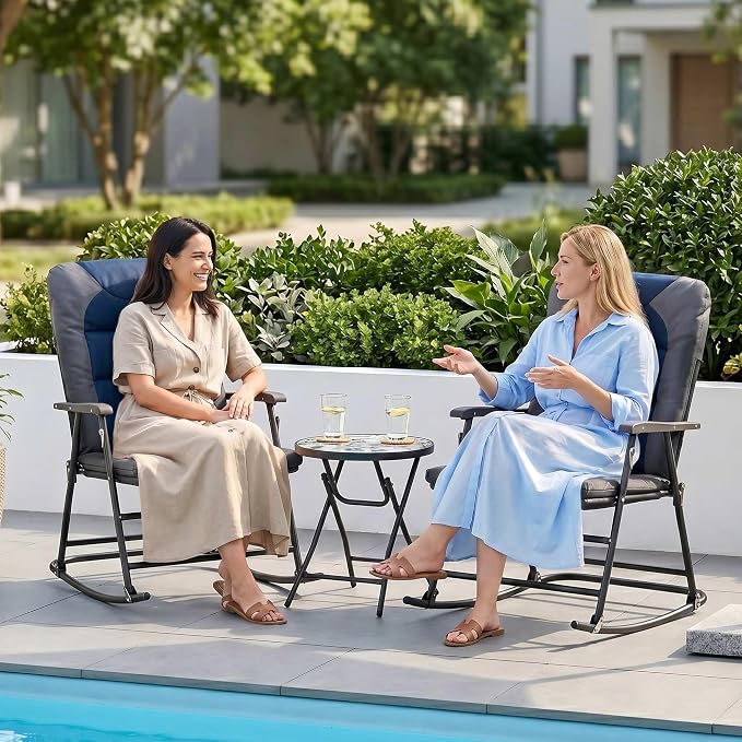Outsunny 3 Piece Outdoor Patio Furniture Set - Image 8