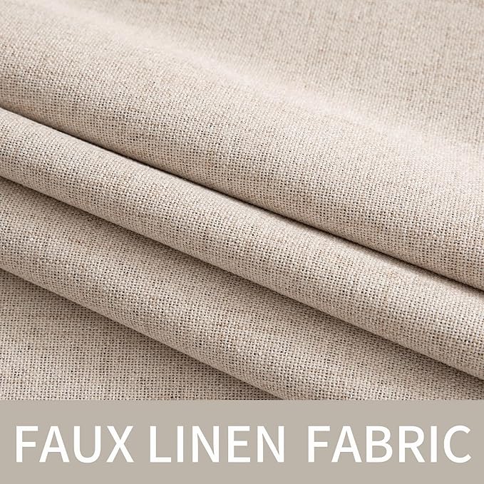 MIULEE 100% Blackout Textured Curtains - Image 5