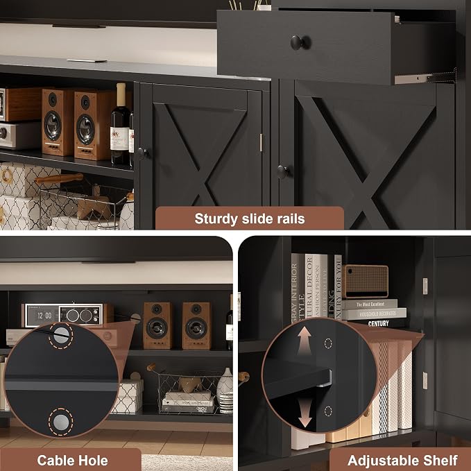 94" W Entertainment Center - Image 7