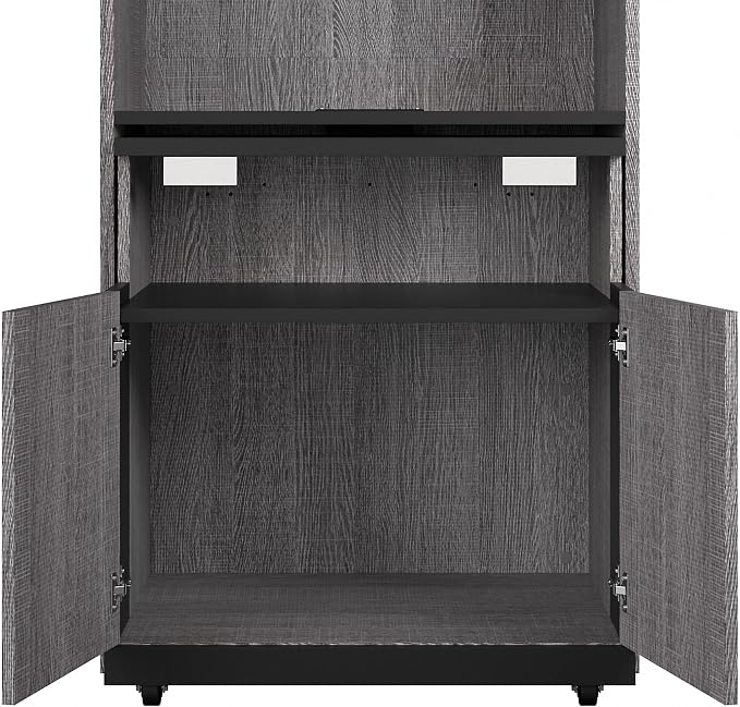 Bestar Orion Tall Storage Cabinet - Image 8