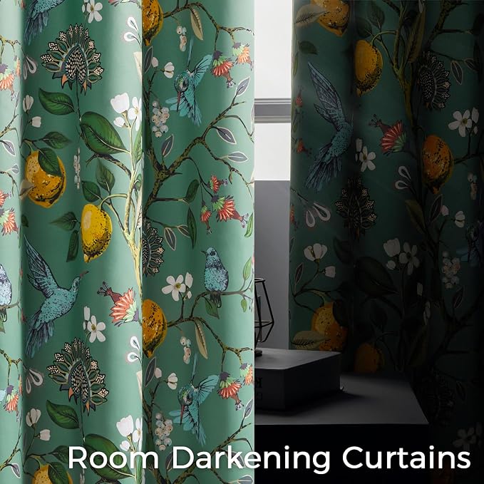 Topfinel 100 Inches Long Sage Green Luxury Curtains - Image 4