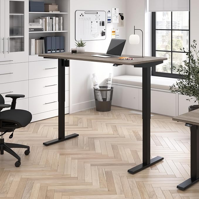 Bush Business Furniture 60-inch Electric Height Adjustable Standing Desk - Image 2