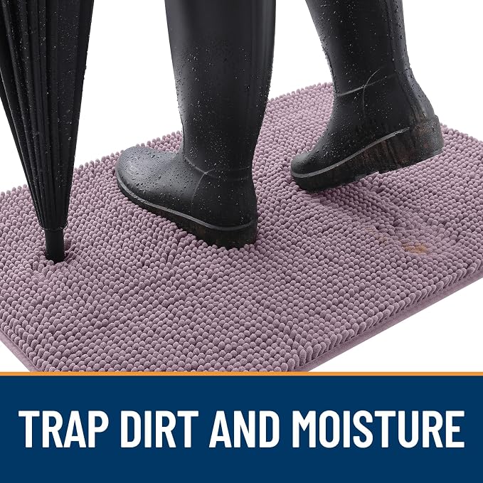 OLANLY Dog Door Mat for Muddy Paws 70x35, Absorbs Moisture and Dirt, Absorbent - Image 2