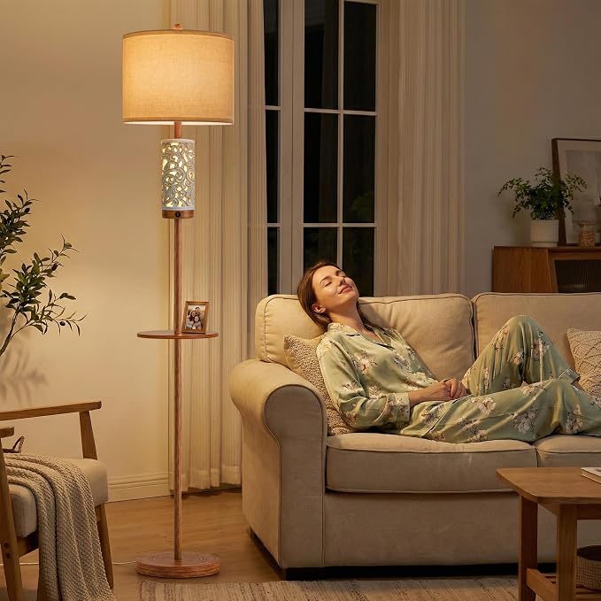 OYEARS Dimmable Farmhouse Floor Lamp - Image 9
