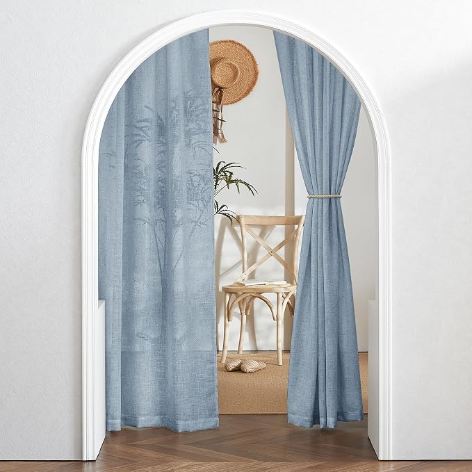 RYB HOME Linen Texture Curtains - Image 7