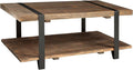 Alaterre Furniture Stowe 42-Inch Reclaimed Wood Coffee Table, Durable Metal Legs by AlaterreFurniture