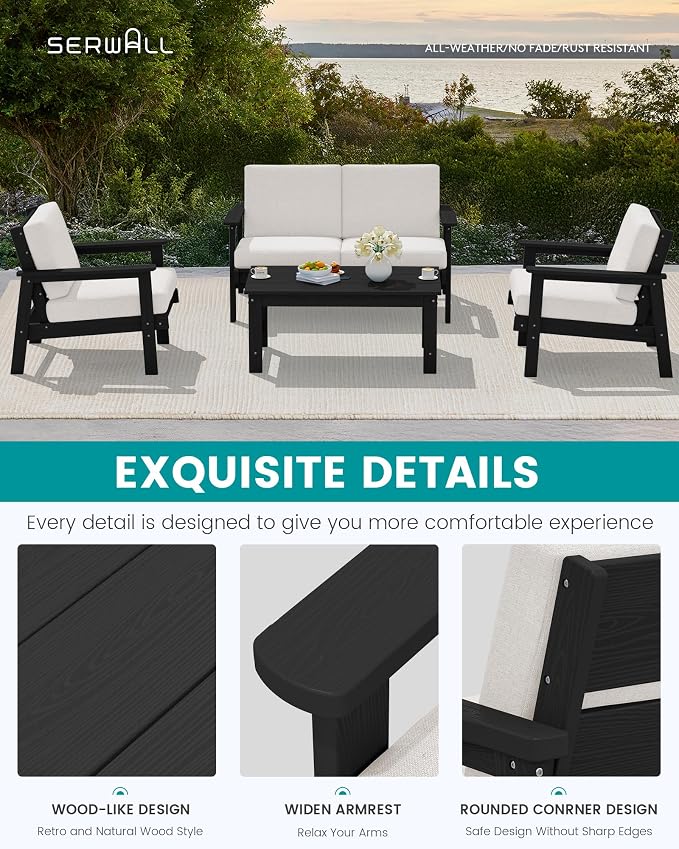 SERWALL Outdoor Loveseat - Image 4