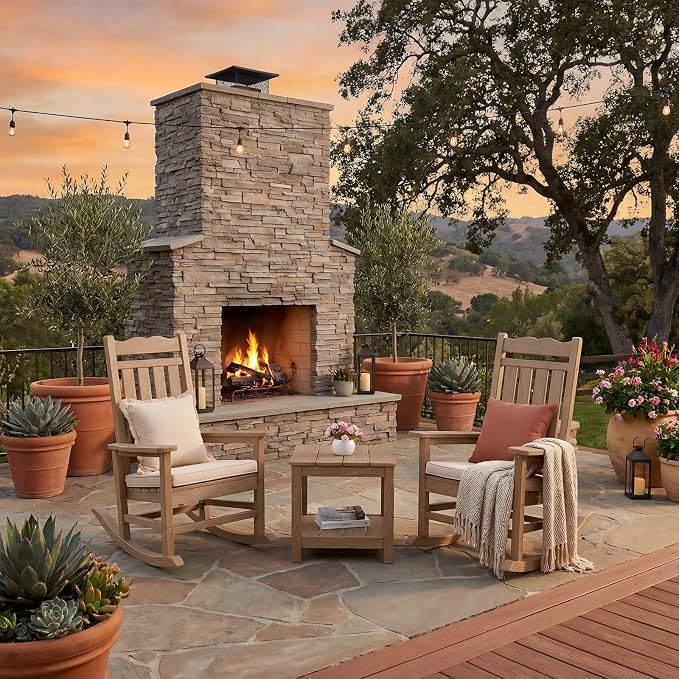 Stoog Oversized Outdoor Rocking Chair, Porch Rocker - Image 2