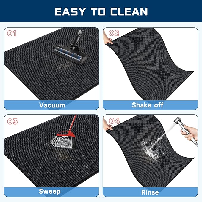 BesWin Front Door Mat, Heavy Duty Commercial Floor Mat Inside Outside Entrance - Image 6