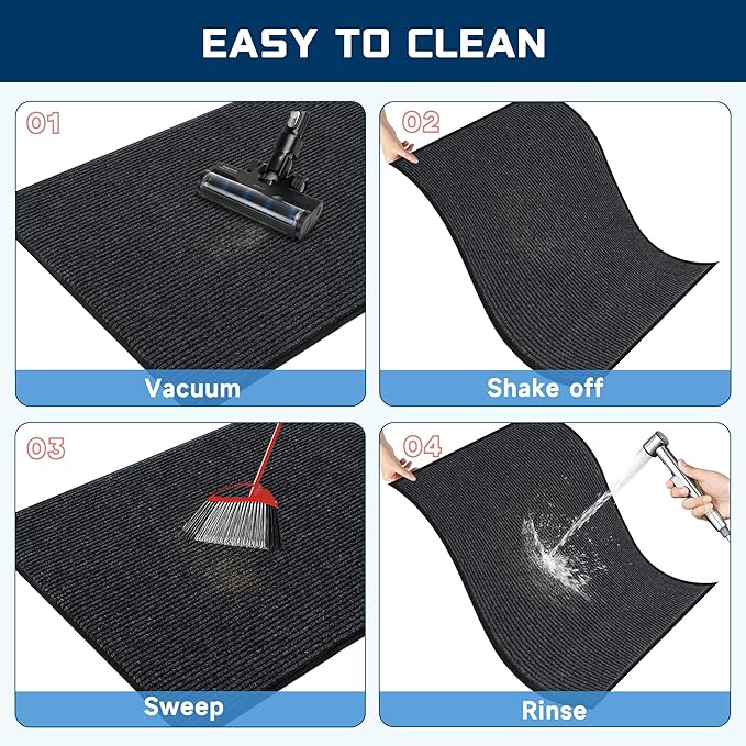Extra Large Front Door Mat, 3 x 4 Feet Indoor Outdoor Entrance Mat, Heavy Duty - Image 6