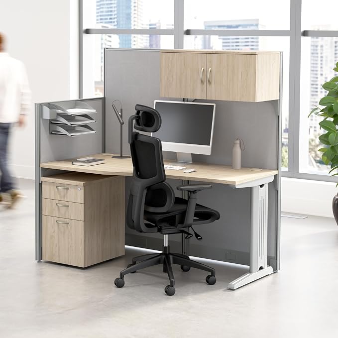 Bush Business Furniture 65-inch Straight Cubicle Desk - Image 2