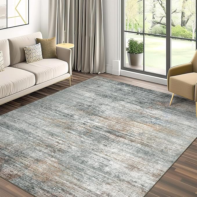 BEIMO Area Rugs 5x7 for Living Room Bedroom, Modern Abstract Machine Washable by BEIMO