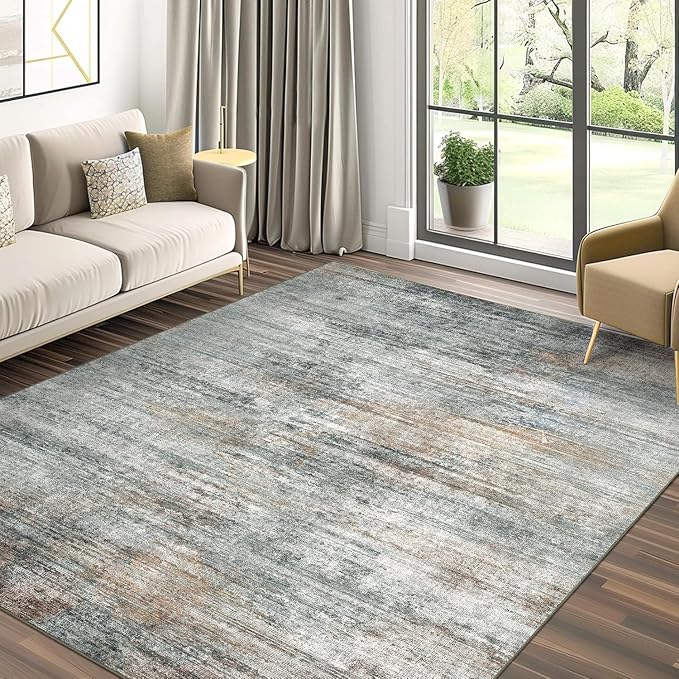 BEIMO Area Rugs 10x14 for Living Room Bedroom, Modern Abstract Machine Washable - Image 2