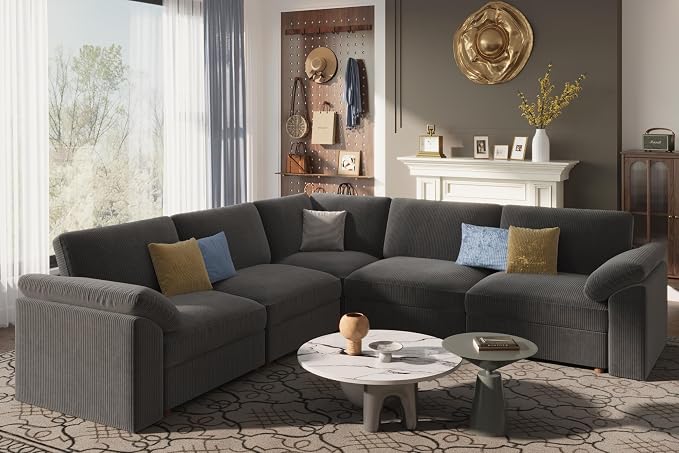 EASE MOOSE Oversized Modular Sectional Sofa, Extra Large L Shape Sectional - Image 4