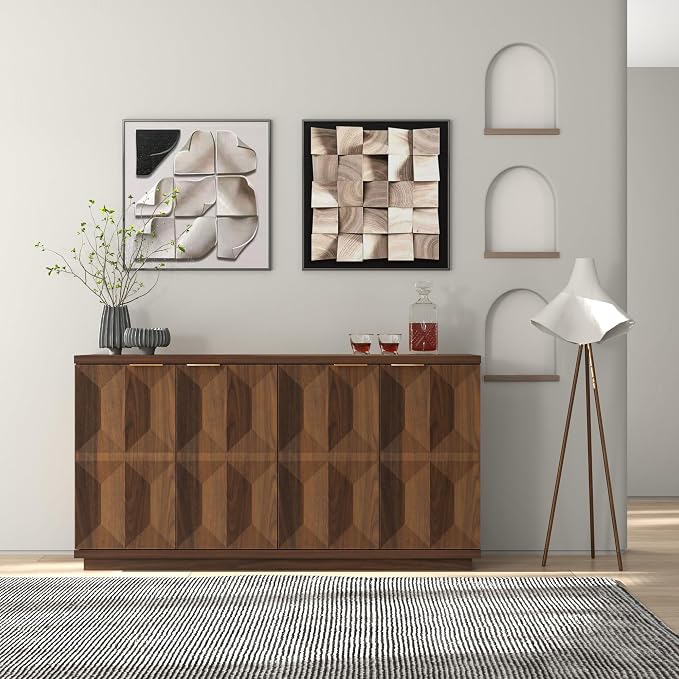Brafab Buffet Cabinet, Wood Sideboard Cabinet - Image 7