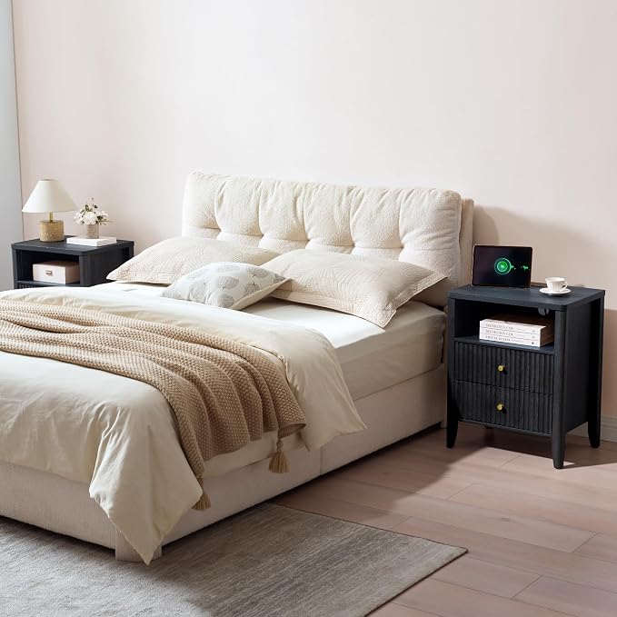 Set of 2 Fluted Nightstands - Image 7