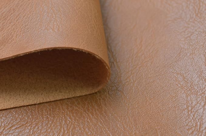 Wento Thick 2 Yard Faux Leather Soft Skin Grain PU Fabric - Image 3