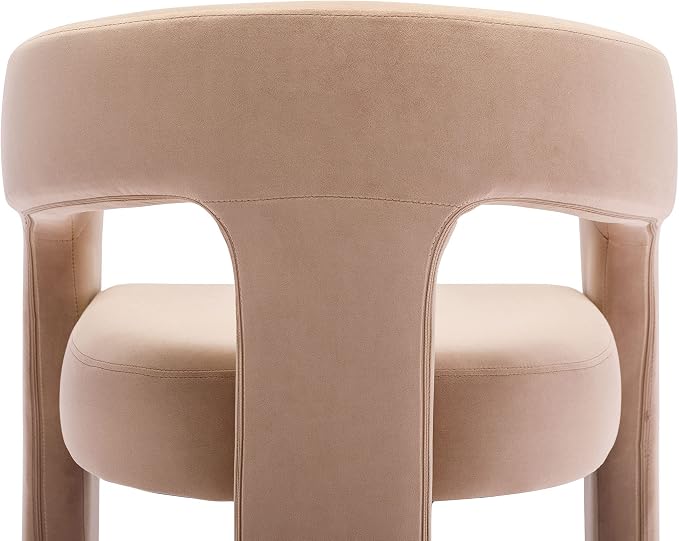 VESCASA Velvet Barrel Dining Chair - Image 8