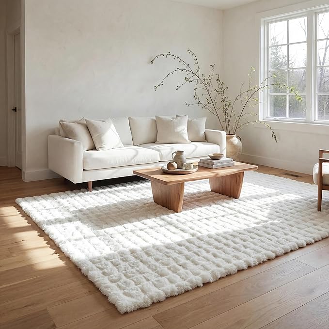 nuLOOM 7'6' x 9'6' Cozy Plush Area Rug, Machine Washable, Soft Fluffy Shag by nuLOOM