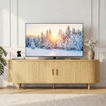 65" Mid Century Modern TV Stand, Wood TV Consoles by Unknown