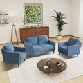 Kingfun Living Room Furniture Sets, 2 Armchair and Loveseat, Mid Century Modern by KINGFUN-Anexcitingoption