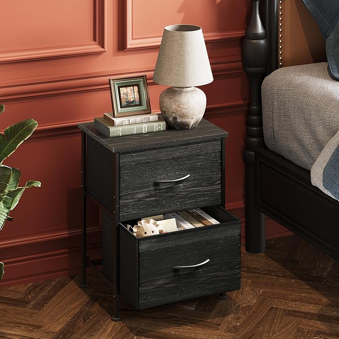 WLIVE Night Stand Set 2, Nightstand - Image 7