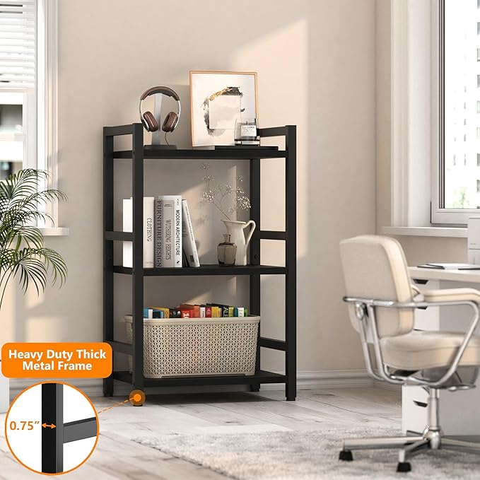 Book Shelf, 3 Tier Bookcase - Image 3