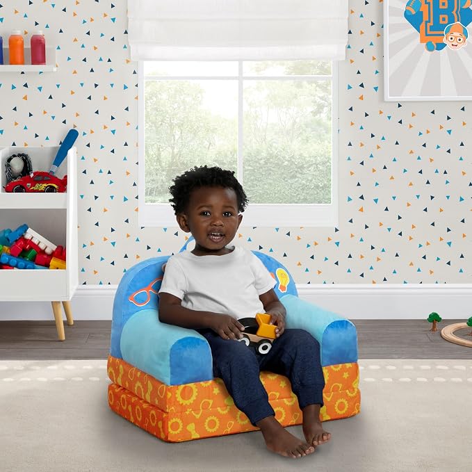 Delta Children - Blippi Cozee Buddy Flip-Out Kids Chair - Image 9