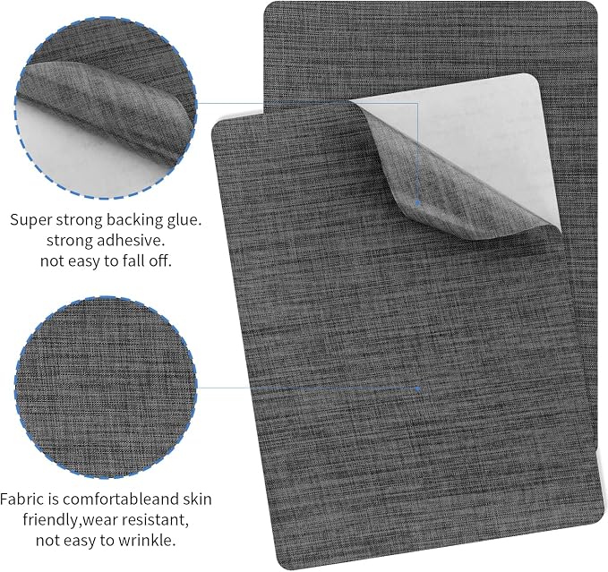 SYLVASS 8x11 Inch Fabric Repair Patches, Self-Adhesive Linen Patch - Image 3