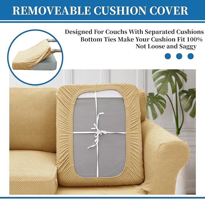 XINEAGE 2026 New 4 Pieces Couch Covers - Image 3