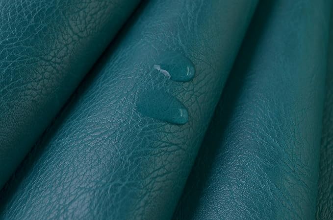 Wento Thick 2 Yard Faux Leather Fabric Soft Skin Grain PU Leather Fabric - Image 6