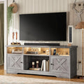 Casaottima TV Stand for 65 Inch TV, Farmhouse Entertainment Center by Casaottima