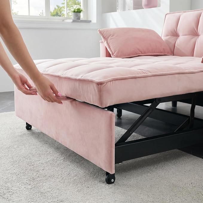 3 in 1 Convertible Sofa Bed, Loveseat Sleeper Sofa - Image 8